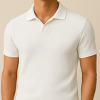 Slim Fit Knit Polo — product view 1