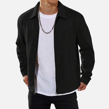Minimal High Collar Jacket — product view 3