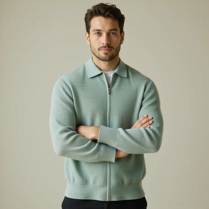Veneto Zip Neck Jumper — product view 1